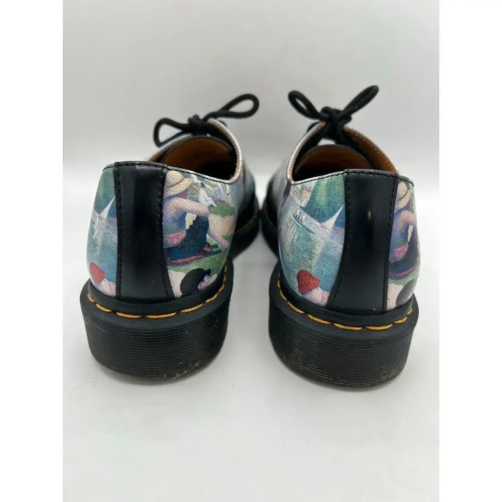 RARE Dr. Martens 1461 The National Gallery Collab Oxford Georges Seurat MNS 8